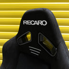 Wintra Racing SR7 Black racing seats with Recaro-inspired styling, designed for JDM enthusiasts seeking enhanced support, aggressive aesthetics, and motorsport-inspired performance.
